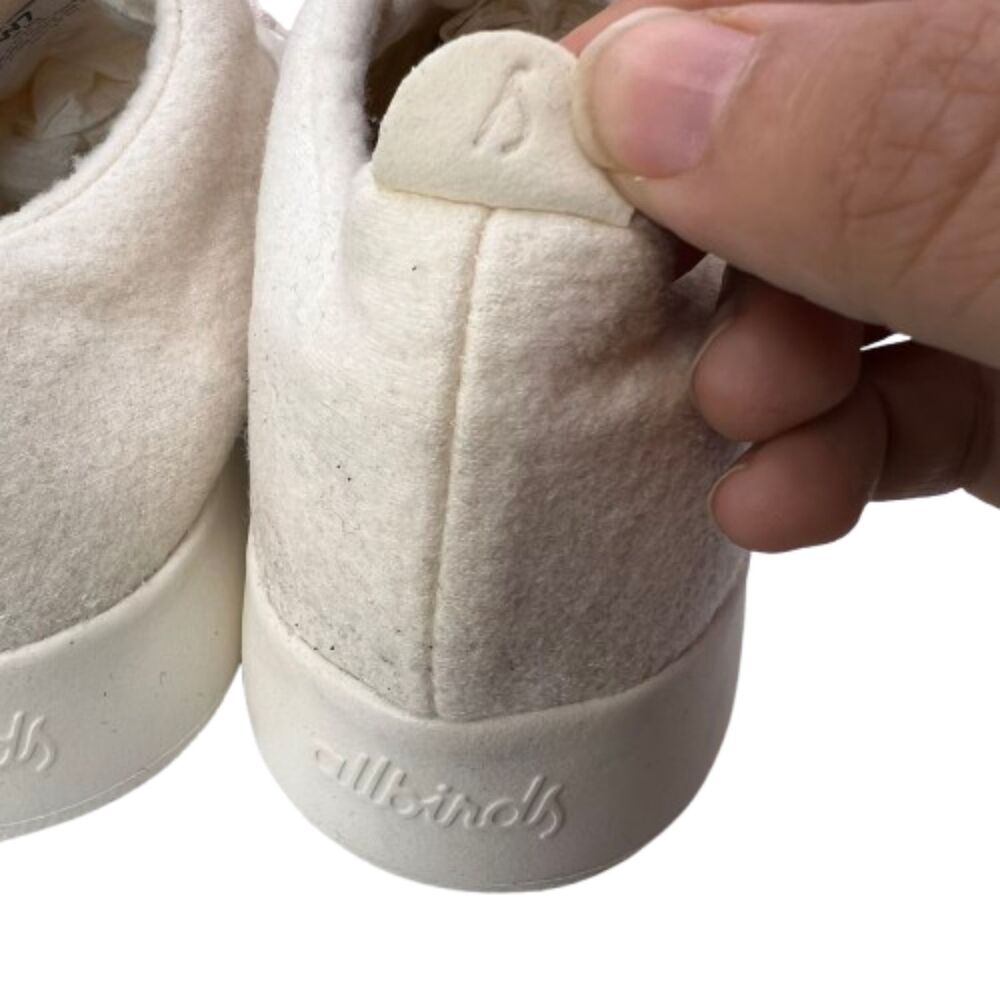 Allbirds NWOB Women’s Wool Runners White Merino Wool Sneakers Korea Made Size 7 - Picture 7 of 8